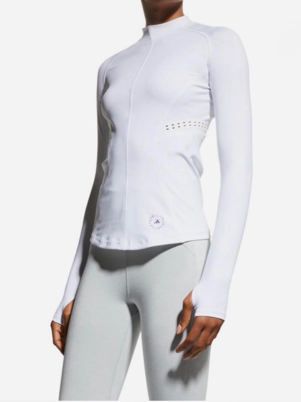Adidas by Stella McCartney White Long-Sleeve Training Top